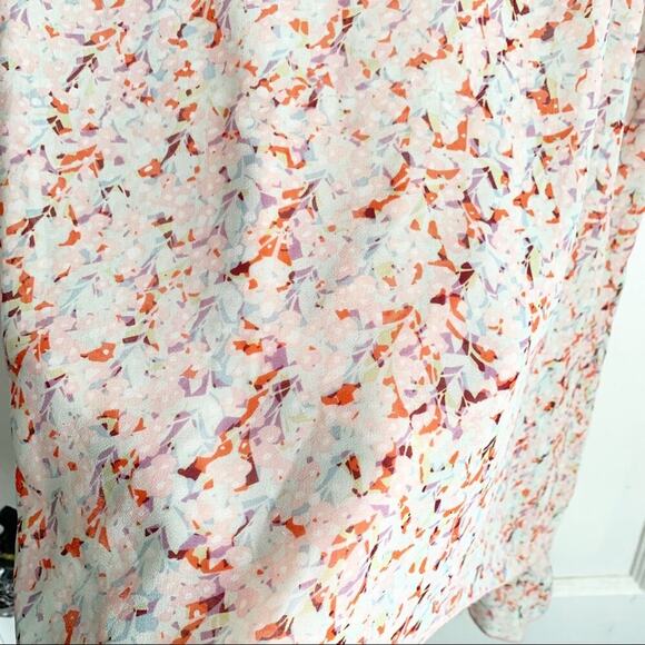 CAbi Bella Floral Tiered Chiffon Blouse Tank Top #5032 Pink Size XS Layering - Picture 6 of 13